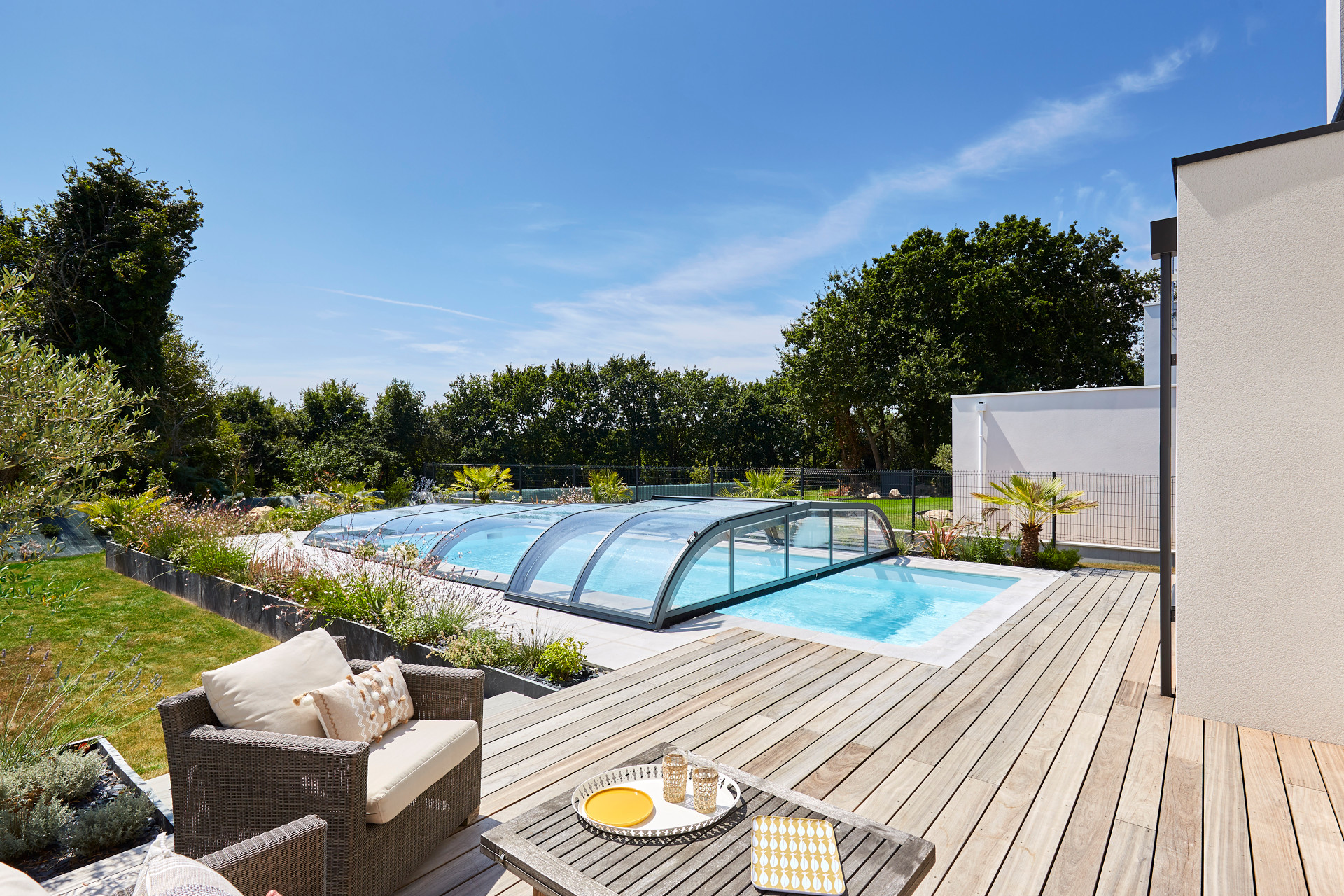abri piscine elliptik bas