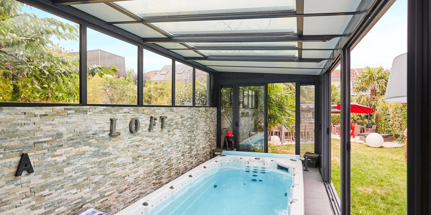 veranda epure abri spa
